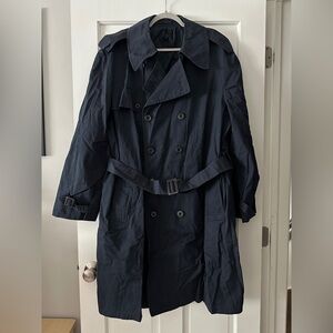 London Fog Vintage Classic Double Breasted Trench Coat